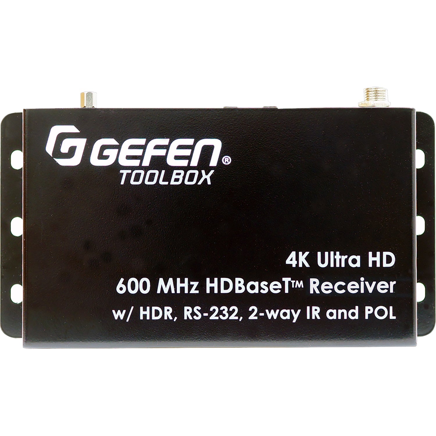 4K Ultra HD 600 MHz HDBaseT Extender w HDR, RS-232, 2-Way IR