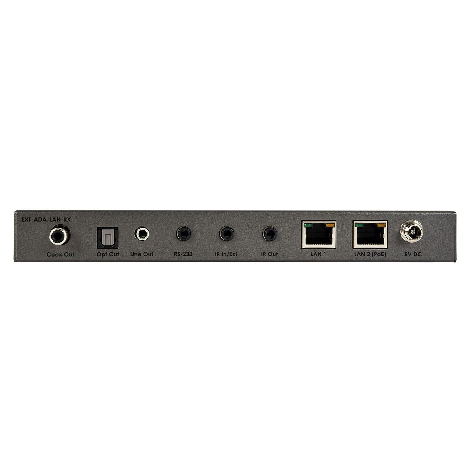 Gen 2.0 Digital & Analog Audio over IP Receiver (EXT-ADA-LAN-RX)