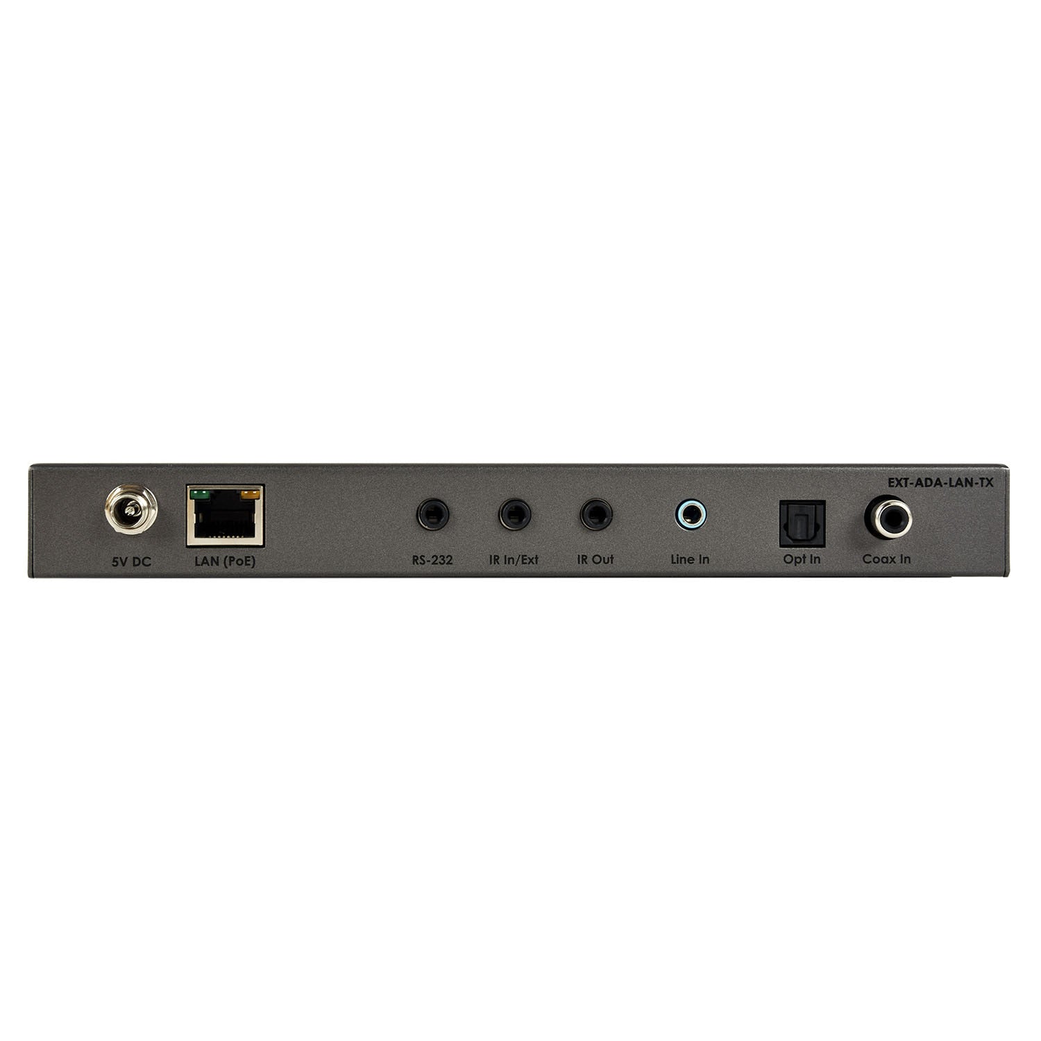 Gen 2.0 Digital and Analog Audio over IP Sender (EXT-ADA-LAN-TX)