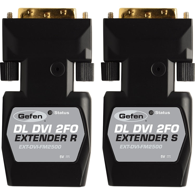Dual-Link DVI Fiber Optic Extender (EXT-DVI-FM2500)