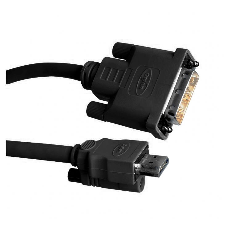 DVI to HDMI Locking Cable, Male - to - Male, 15 ft. (CAB - DVI2HDMI - LCKB - 15MM) - CAB - DVI2HDMI - LCKB - 15MM - Gefen