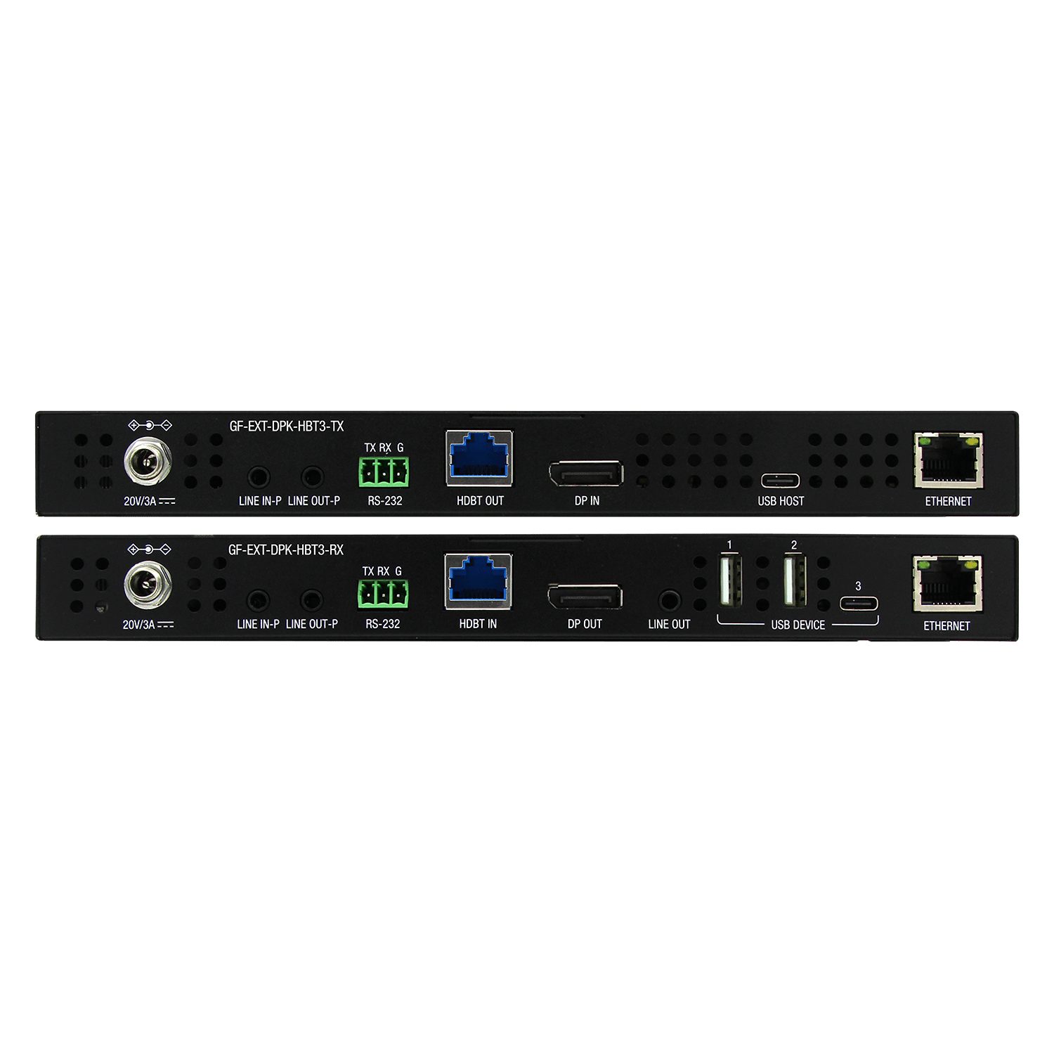 DisplayPort KVM HDBaseT 3.0 Extender with 4K@60Hz & USB Support (GF-EXT-DPK-HBT3) -  - Gefen