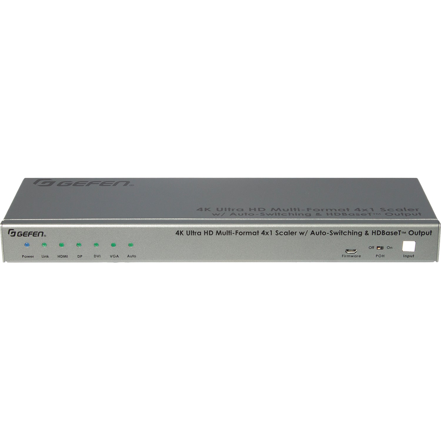 4K Ultra HD Multi - Format 4x1 Scaler w/ Auto - Switching & Split HDMI & HDBaseT Outputs (EXT - 4K300A - MF - 41 - HBTLS) - EXT - 4K300A - MF - 41 - HBTLS - Gefen