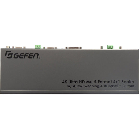 4K Ultra HD Multi - Format 4x1 Scaler w/ Auto - Switching & Split HDMI & HDBaseT Outputs (EXT - 4K300A - MF - 41 - HBTLS) - EXT - 4K300A - MF - 41 - HBTLS - Gefen