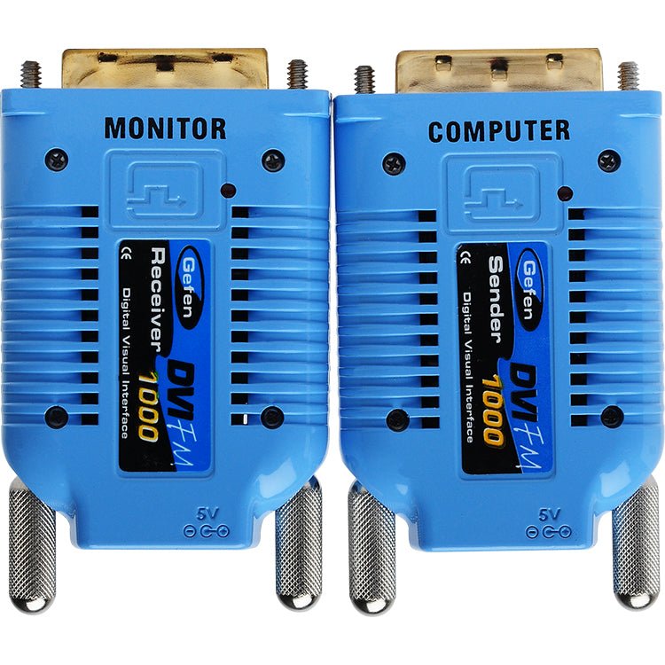 DVI Extender over Single - Strand Fiber Optic Cable, 1KM (EXT - DVI - FM1000) - EXT - DVI - FM1000 - Gefen