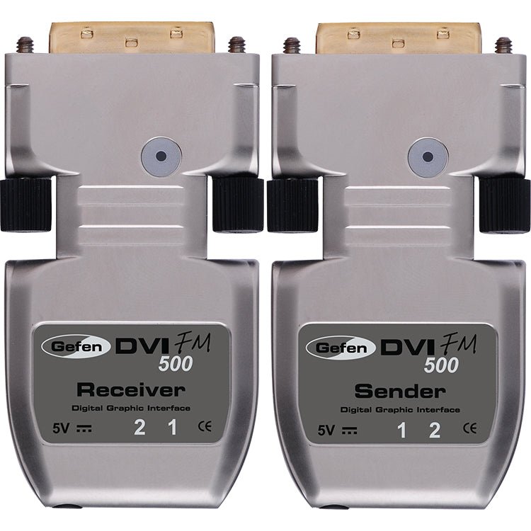 DVI Extender over LC Fiber Optic Cable (EXT - DVI - FM500) - EXT - DVI - FM500 - Gefen