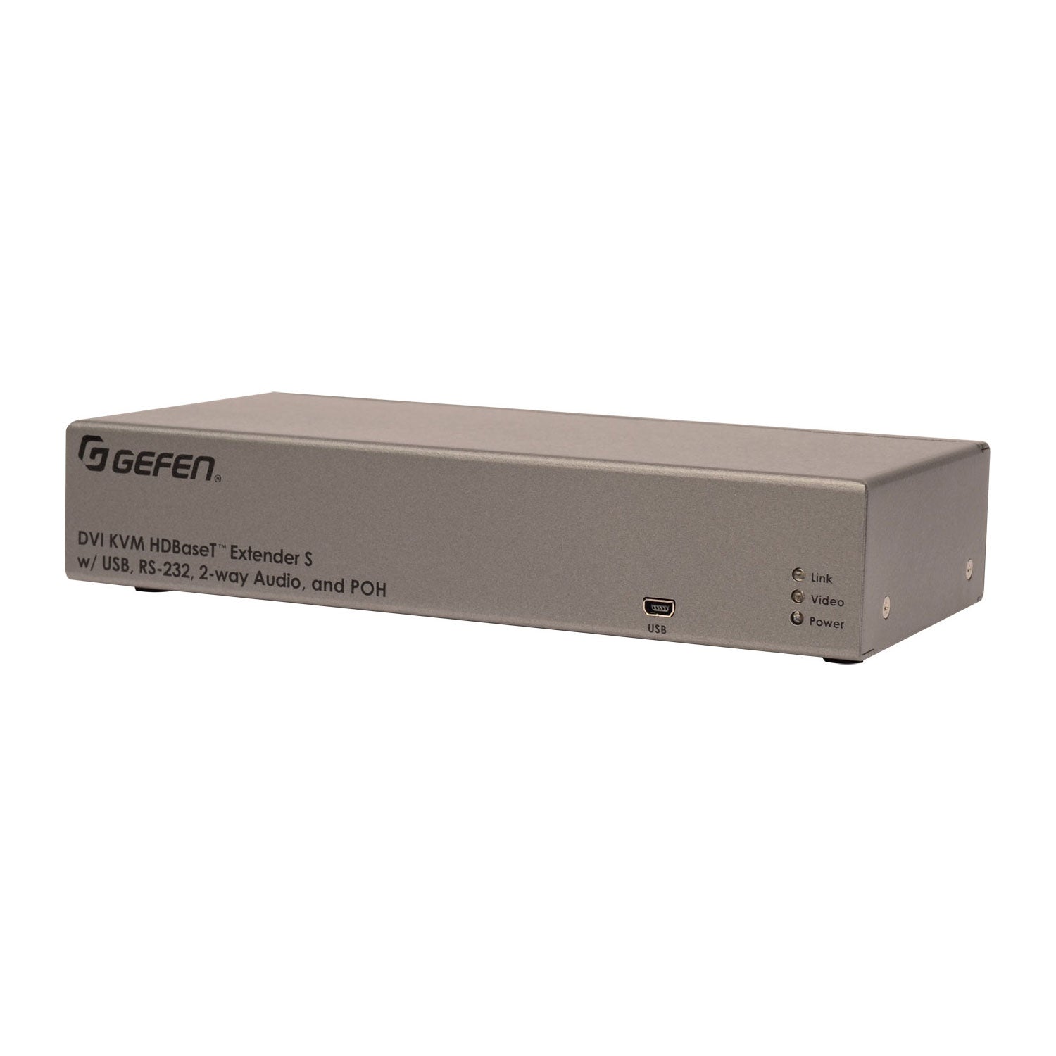 DVI KVM HDBaseT 2.0 Extender with USB, RS - 232, 2 - way Audio, and POH (EXT - DVIKA - HBT2) - EXT - DVIKA - HBT2 - Gefen