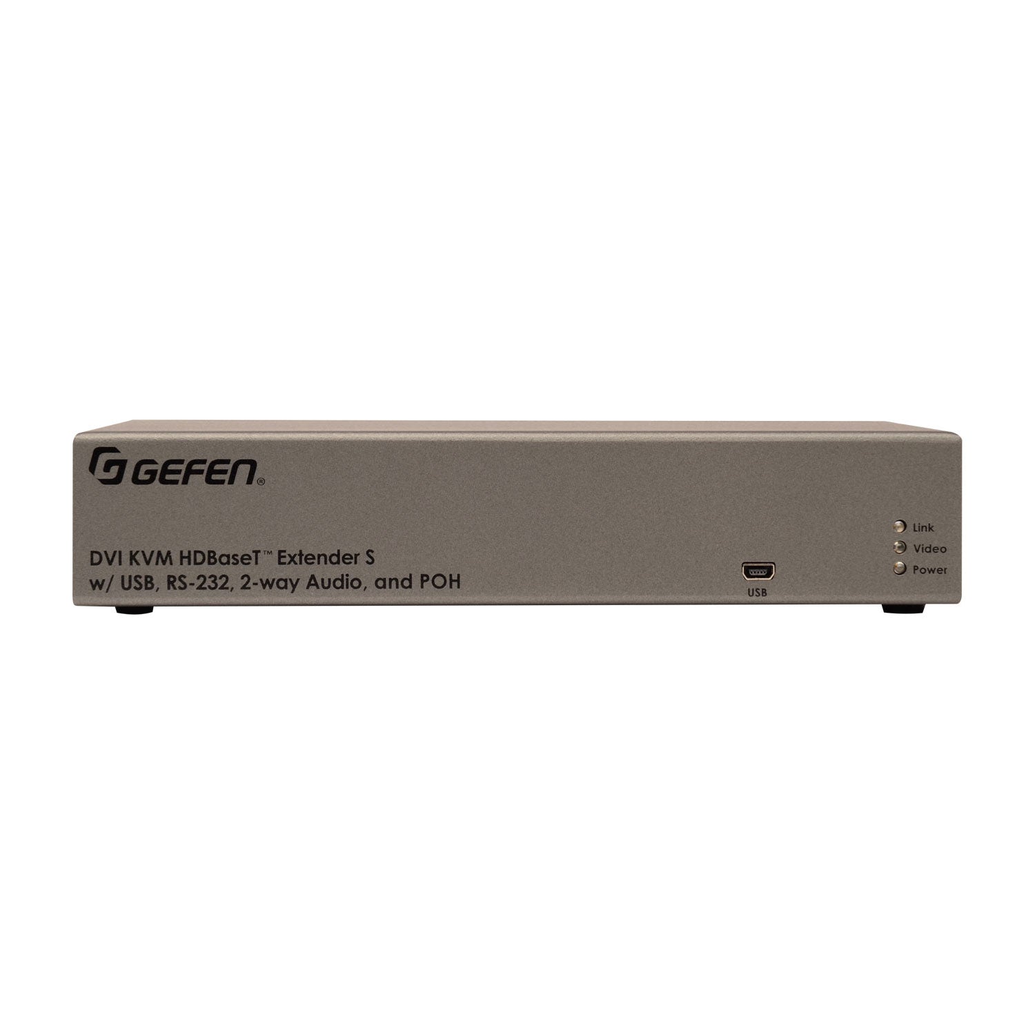 DVI KVM HDBaseT 2.0 Extender with USB, RS - 232, 2 - way Audio, and POH (EXT - DVIKA - HBT2) - EXT - DVIKA - HBT2 - Gefen