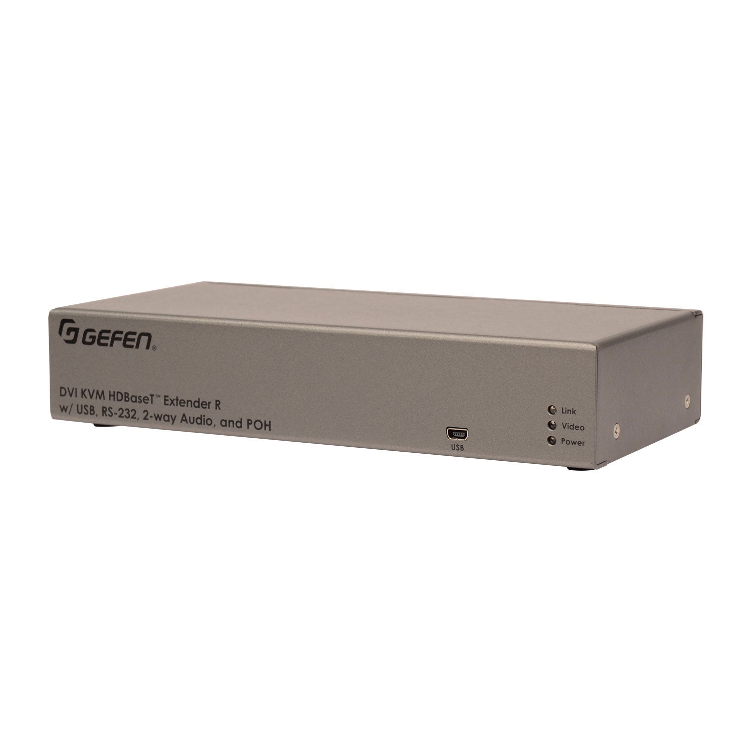 DVI KVM HDBaseT 2.0 Extender with USB, RS - 232, 2 - way Audio, and POH (EXT - DVIKA - HBT2) - EXT - DVIKA - HBT2 - Gefen