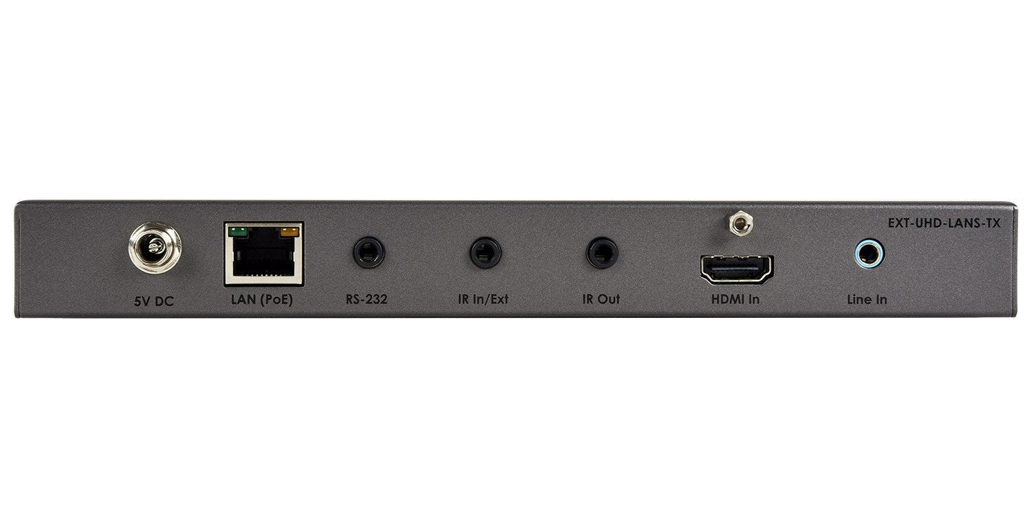 Gen 2.0 4K Ultra HD HDMI over IP Sender with HDR, RS-232, IR, and Audio (EXT-UHD-LANS-TX) - EXT-UHD-LANS-TX - Gefen