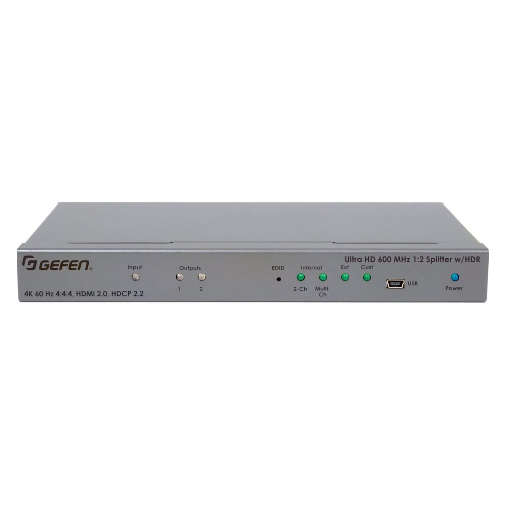 Ultra HD 600 MHz 1:2 Splitter for HDMI w/ HDR (EXT - UHD600 - 12) - EXT - UHD600 - 12 - Gefen