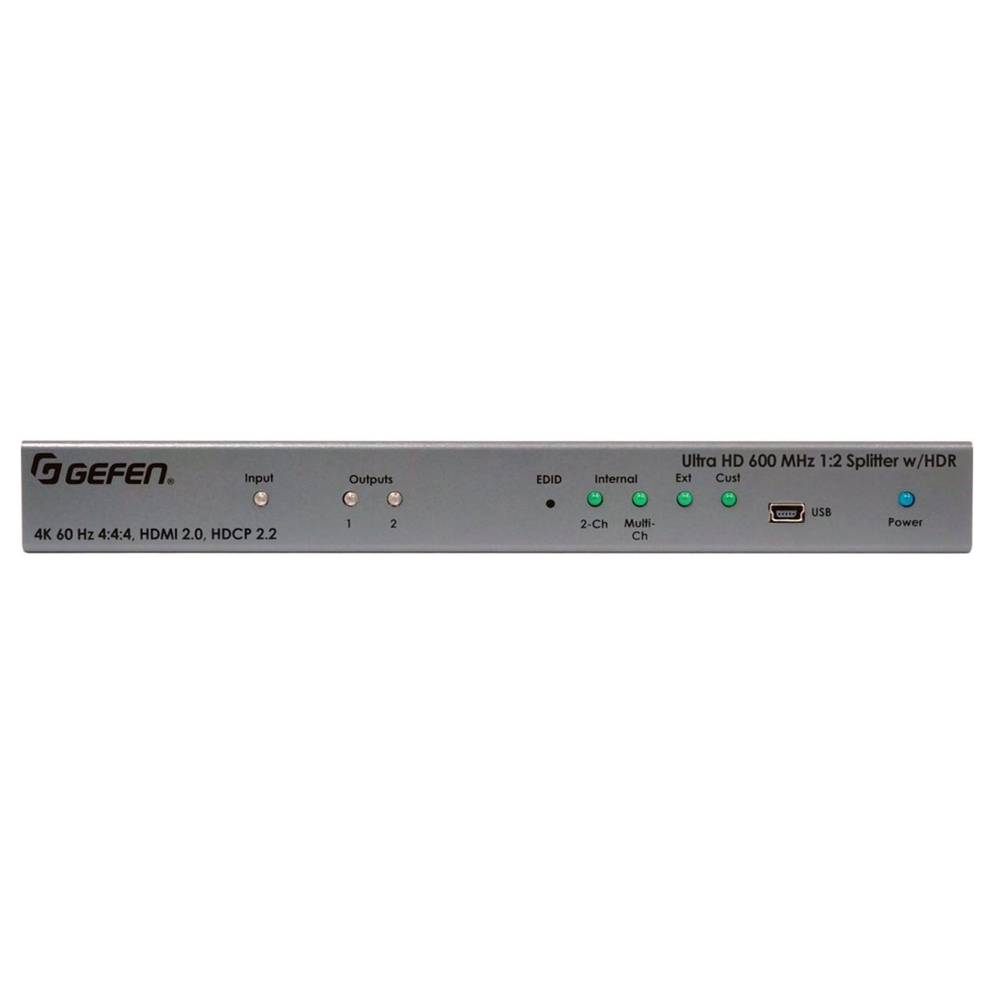 Ultra HD 600 MHz 1:2 Splitter for HDMI w/ HDR (EXT - UHD600 - 12) - EXT - UHD600 - 12 - Gefen
