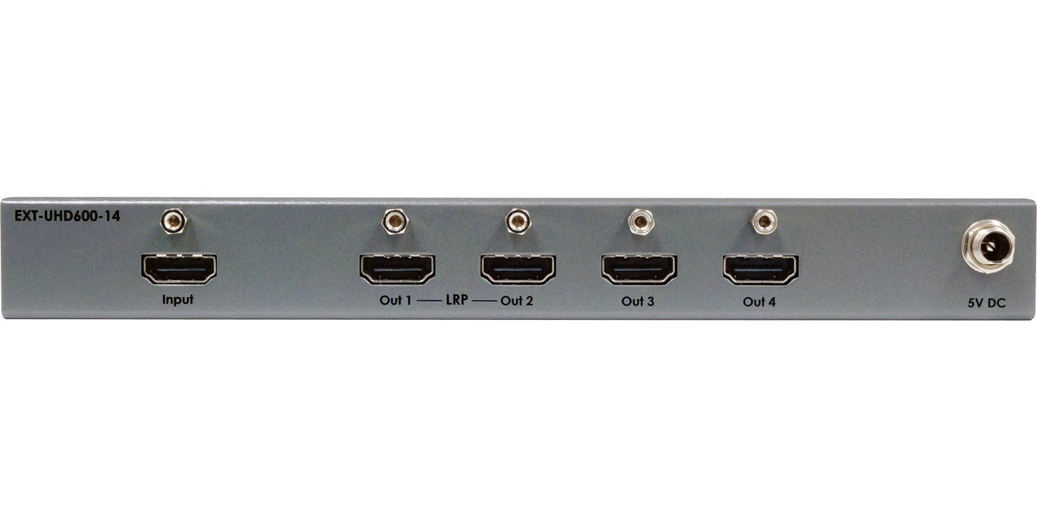 EXT-UHD600-14 Ultra HD 600 MHz 1:4 Splitter for HDMI w/ HDR – Gefen