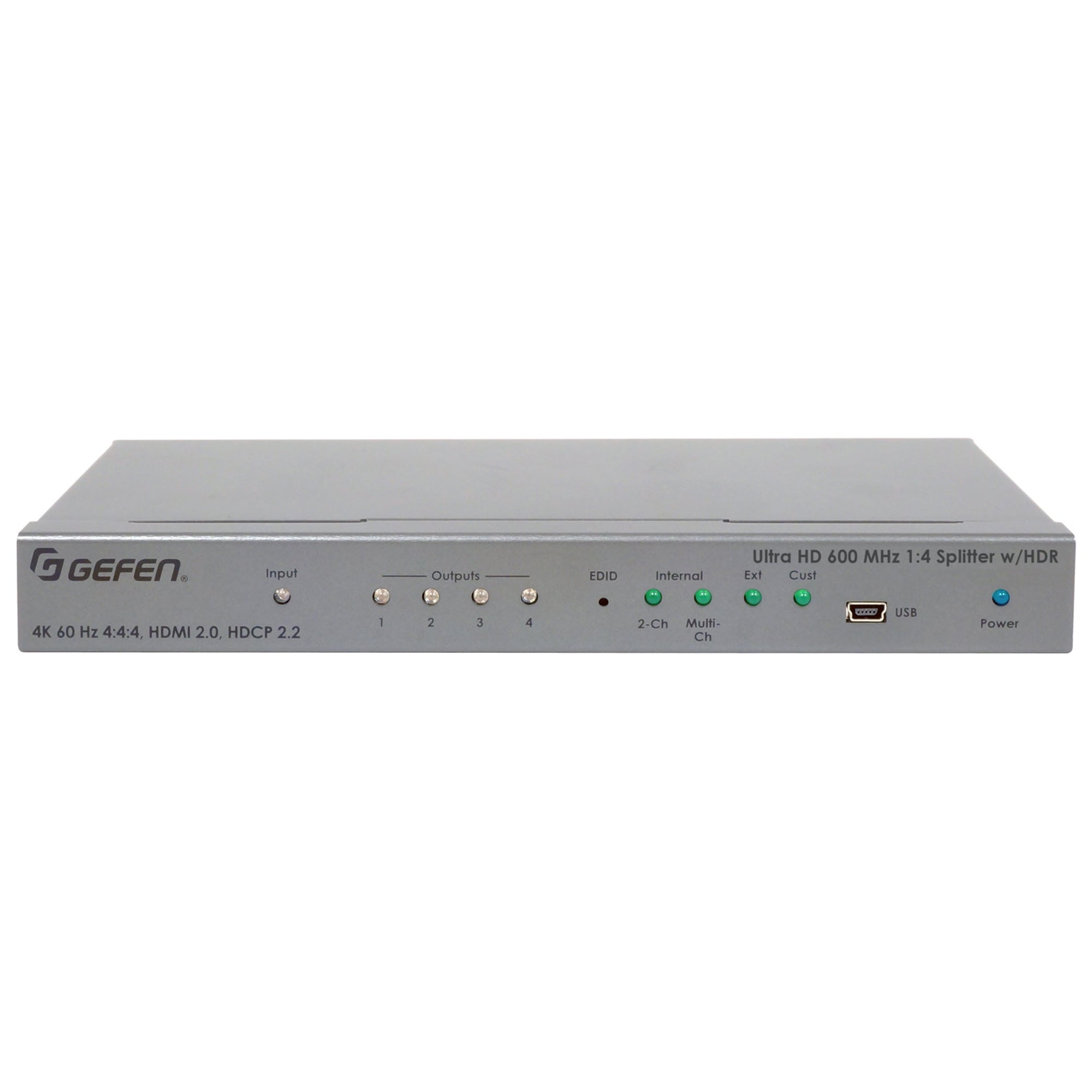 Ultra HD 600 MHz 1:4 Splitter for HDMI w/ HDR (EXT - UHD600 - 14) - EXT - UHD600 - 14 - Gefen