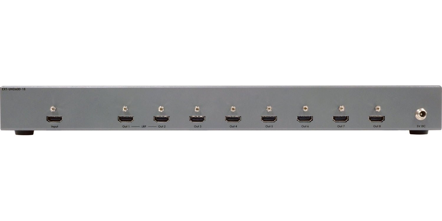 Ultra HD 600 MHz 1:8 Splitter for HDMI w/ HDR (EXT-UHD600-18) - EXT-UHD600-18 - Gefen