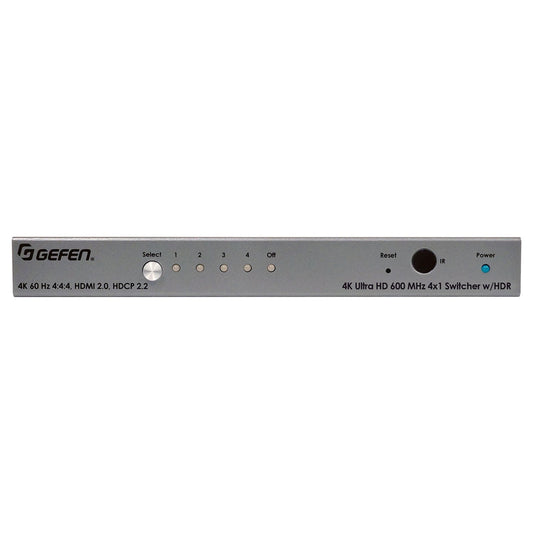 Ultra HD 600 MHz 4x1 Switcher for HDMI w/ HDCP 2.2, HDR, & Auto - Switching - EXT - UHD600 - 41 - Gefen