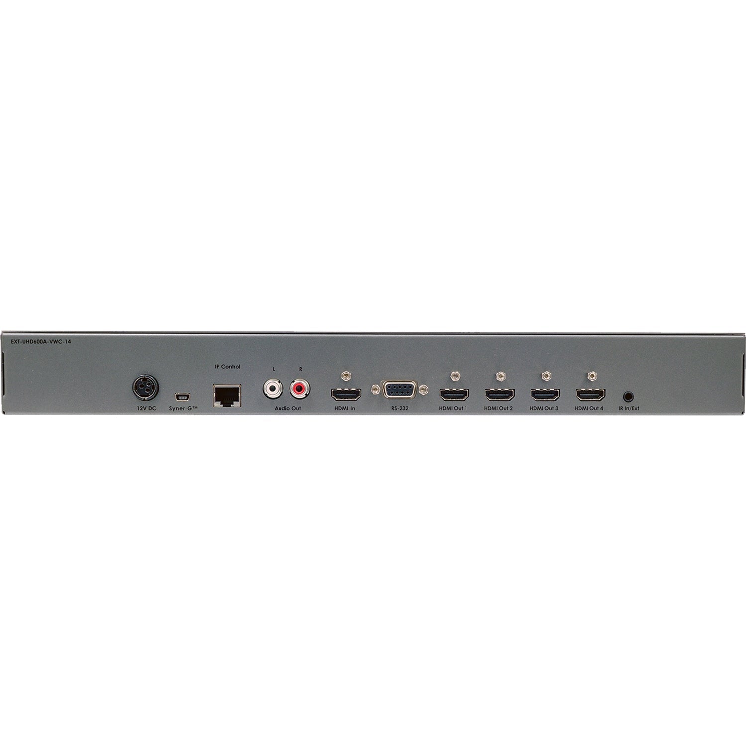 4K Ultra HD 600 MHz 1x4 Video Wall Controller with Audio De - Embedder (EXT - UHD600A - VWC - 14) - EXT - UHD600A - VWC - 14 - Gefen