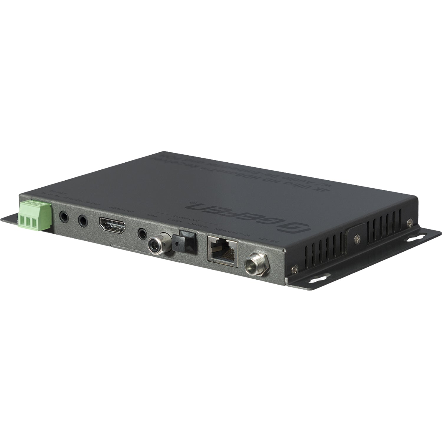 4K Ultra HD HDBaseT Receiver with Audio De - Embedder and POH (EXT - UHDA - HBTL - RX) - EXT - UHDA - HBTL - RX - Gefen