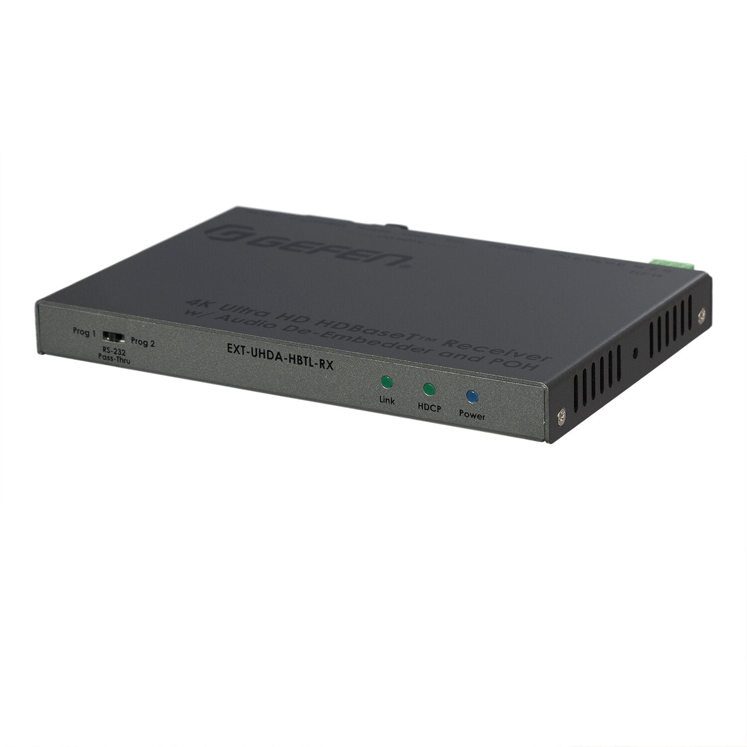 4K Ultra HD HDBaseT Receiver with Audio De-Embedder and POH (EXT-UHDA-HBTL-RX) - EXT-UHDA-HBTL-RX - Gefen