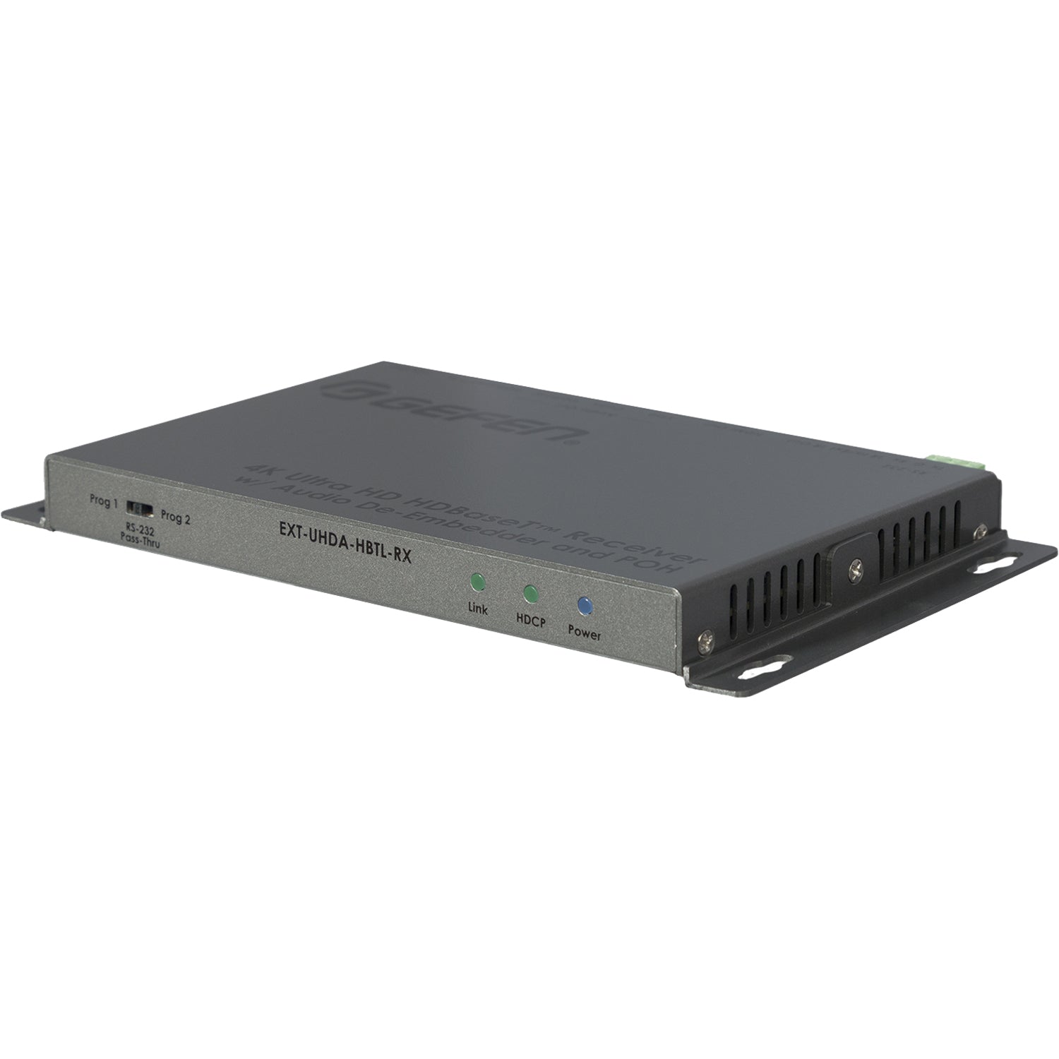 4K Ultra HD HDBaseT Receiver with Audio De - Embedder and POH (EXT - UHDA - HBTL - RX) - EXT - UHDA - HBTL - RX - Gefen