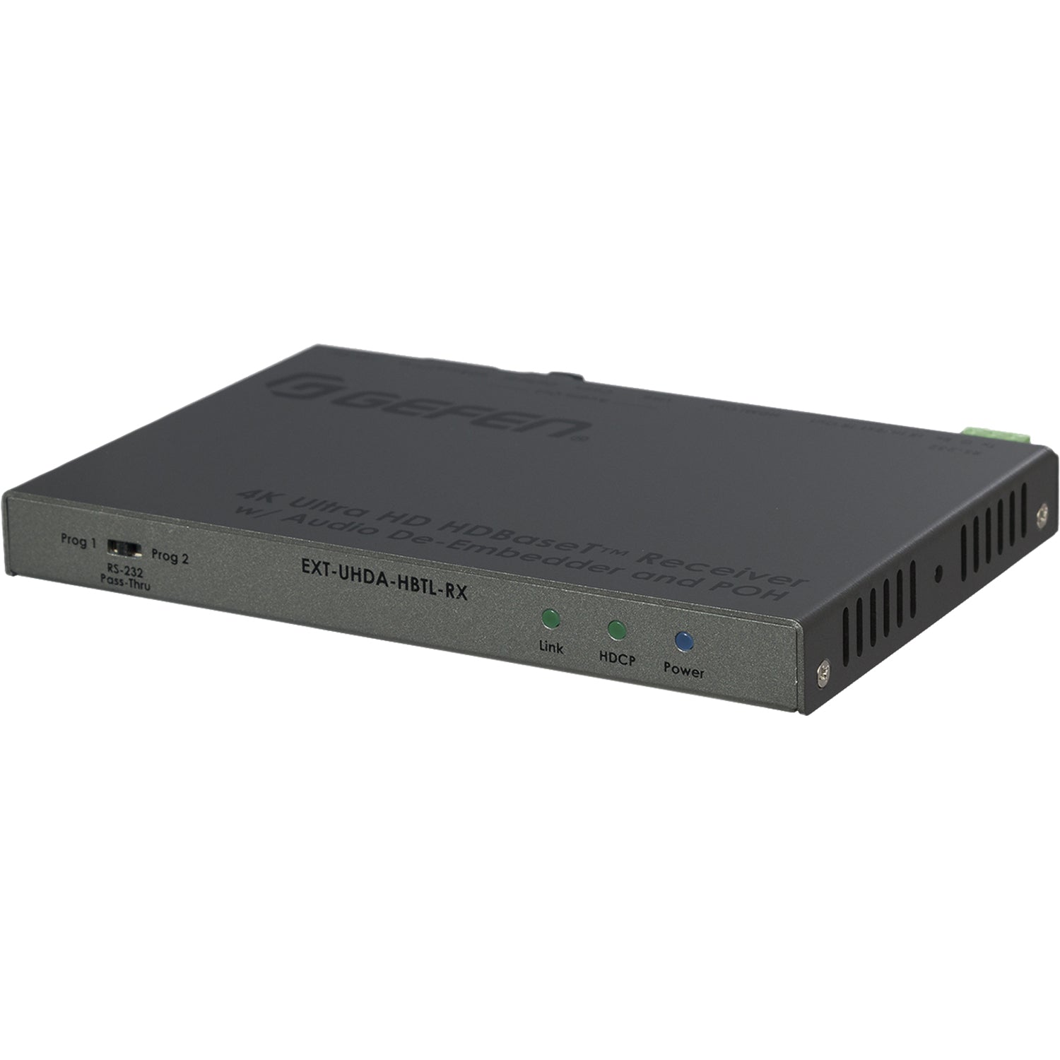 4K Ultra HD HDBaseT Receiver with Audio De - Embedder and POH (EXT - UHDA - HBTL - RX) - EXT - UHDA - HBTL - RX - Gefen