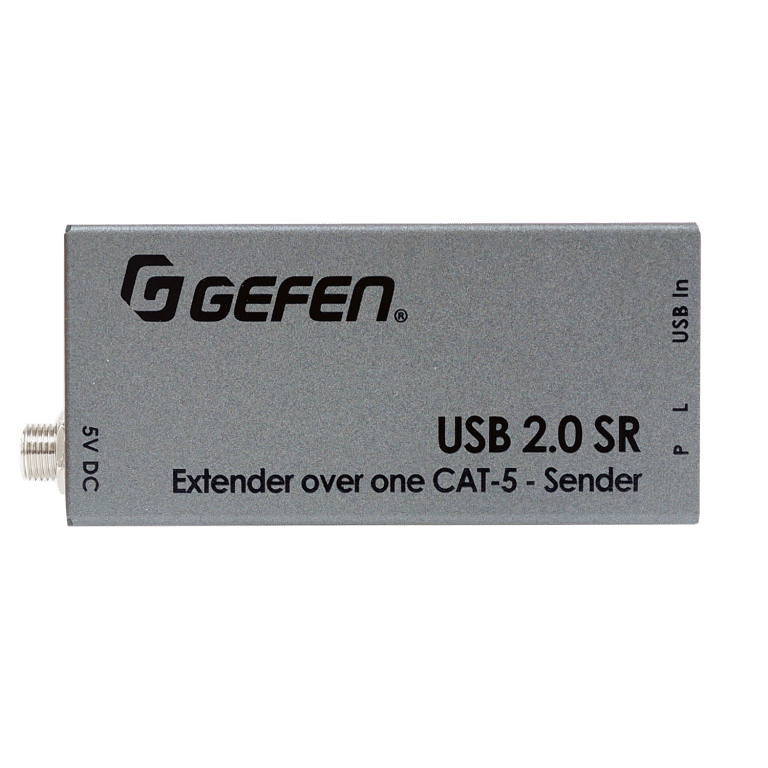 USB 2.0 Extender over one CAT - 5 Cable, 50m/165ft (EXT - USB2.0 - SR) - EXT - USB2.0 - SR - Gefen