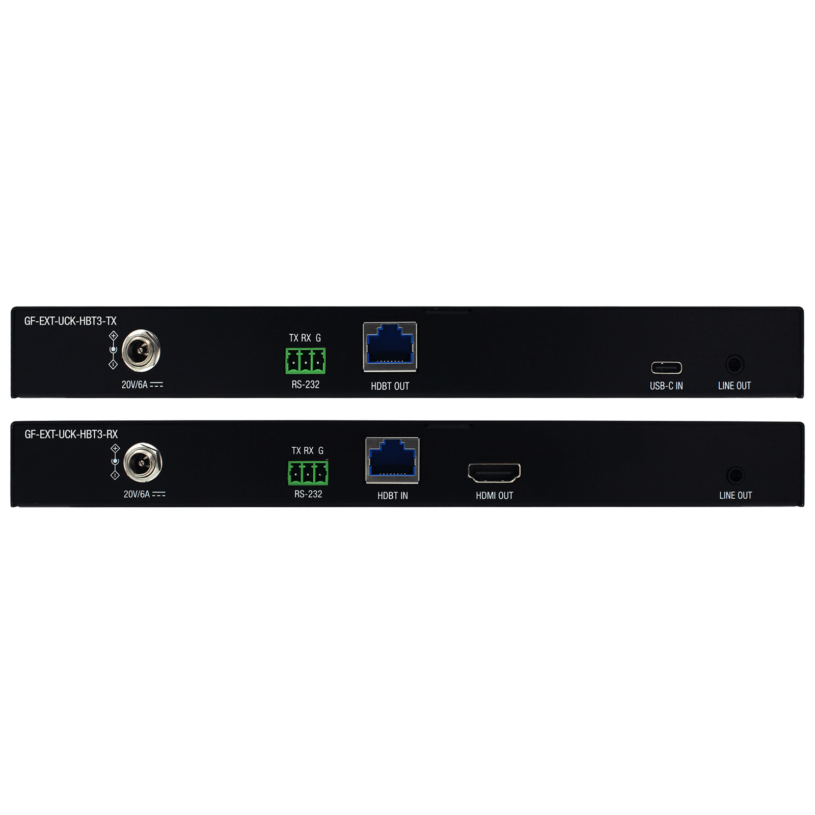 USB-C KVM HDBaseT 3.0 Extender with 4K@60Hz & USB Support (GF-EXT-UCK-HBT3) - GF-EXT-UCK-HBT3 - Gefen