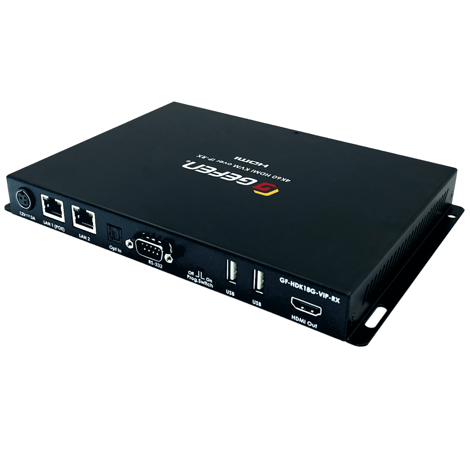 Gen3 4K 60Hz HDMI KVM over IP Receiver - AV over IP Extender (GF - HDK18G - VIP - RX) - GF - HDK18G - VIP - RX - Gefen