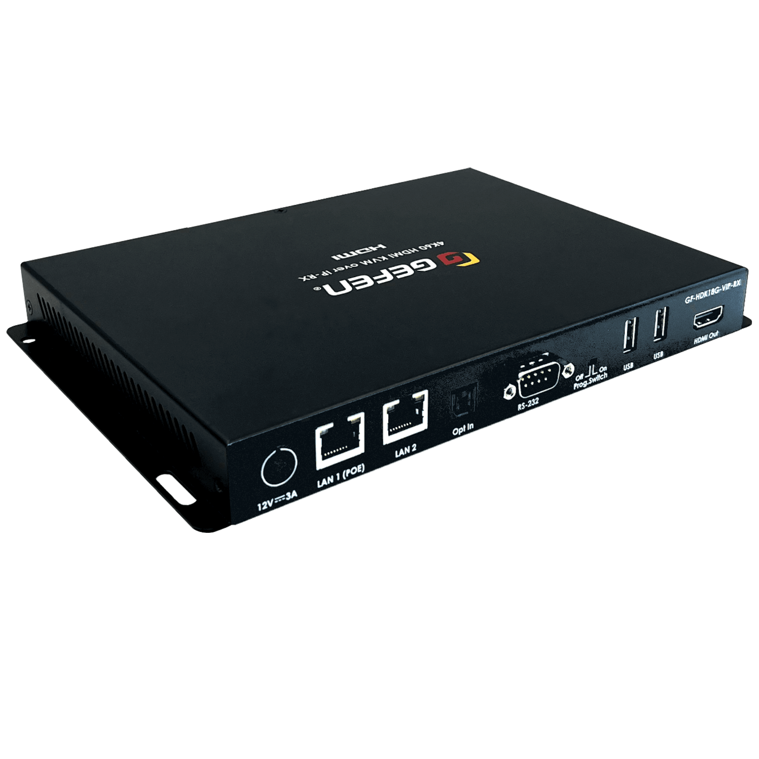 Gen3 4K 60Hz HDMI KVM over IP Receiver - AV over IP Extender (GF - HDK18G - VIP - RX) - GF - HDK18G - VIP - RX - Gefen