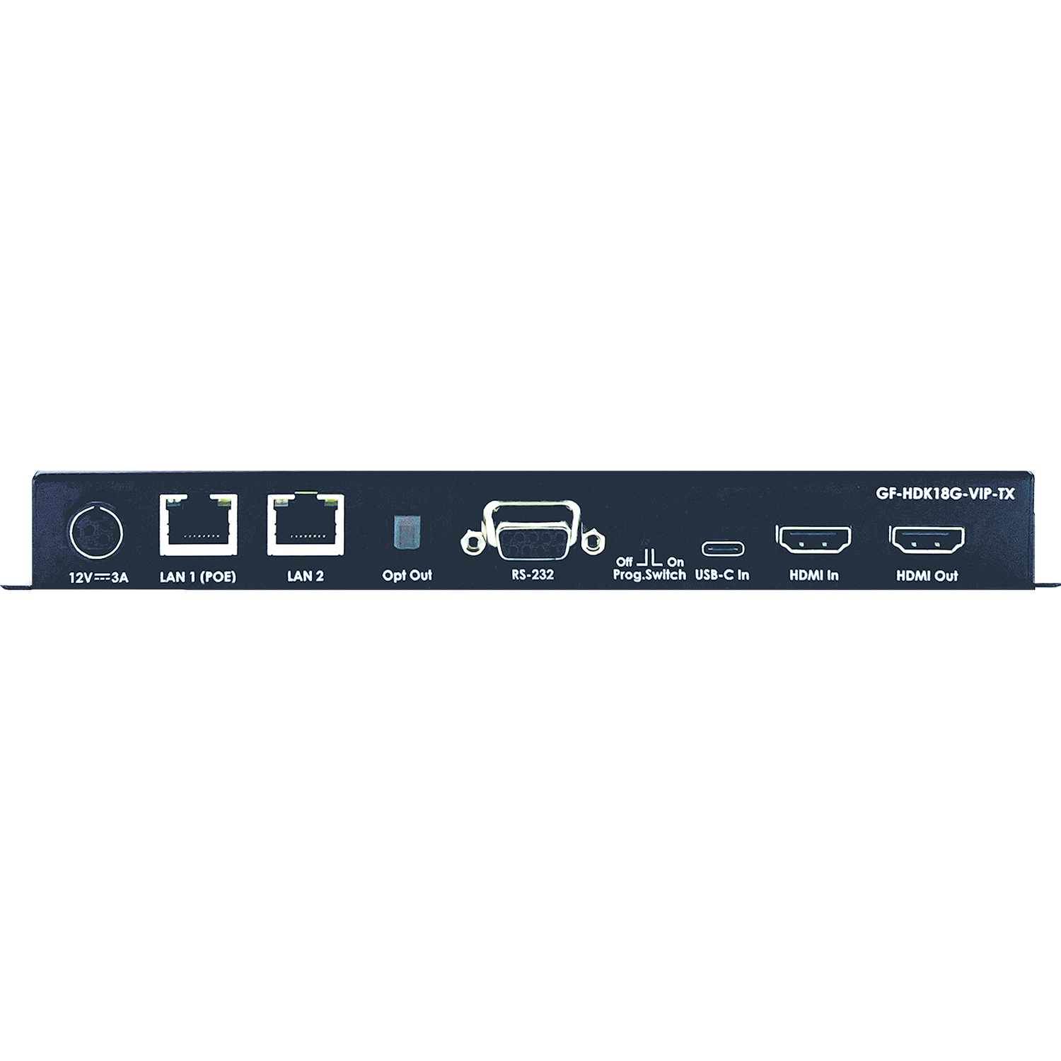 Gen3 4K 60Hz 4:4:4 HDMI & USB - C KVM over IP Extender Sender with RS - 232 & IR (GF - HDK18G - VIP - TX) - GF - HDK18G - VIP - TX - Gefen