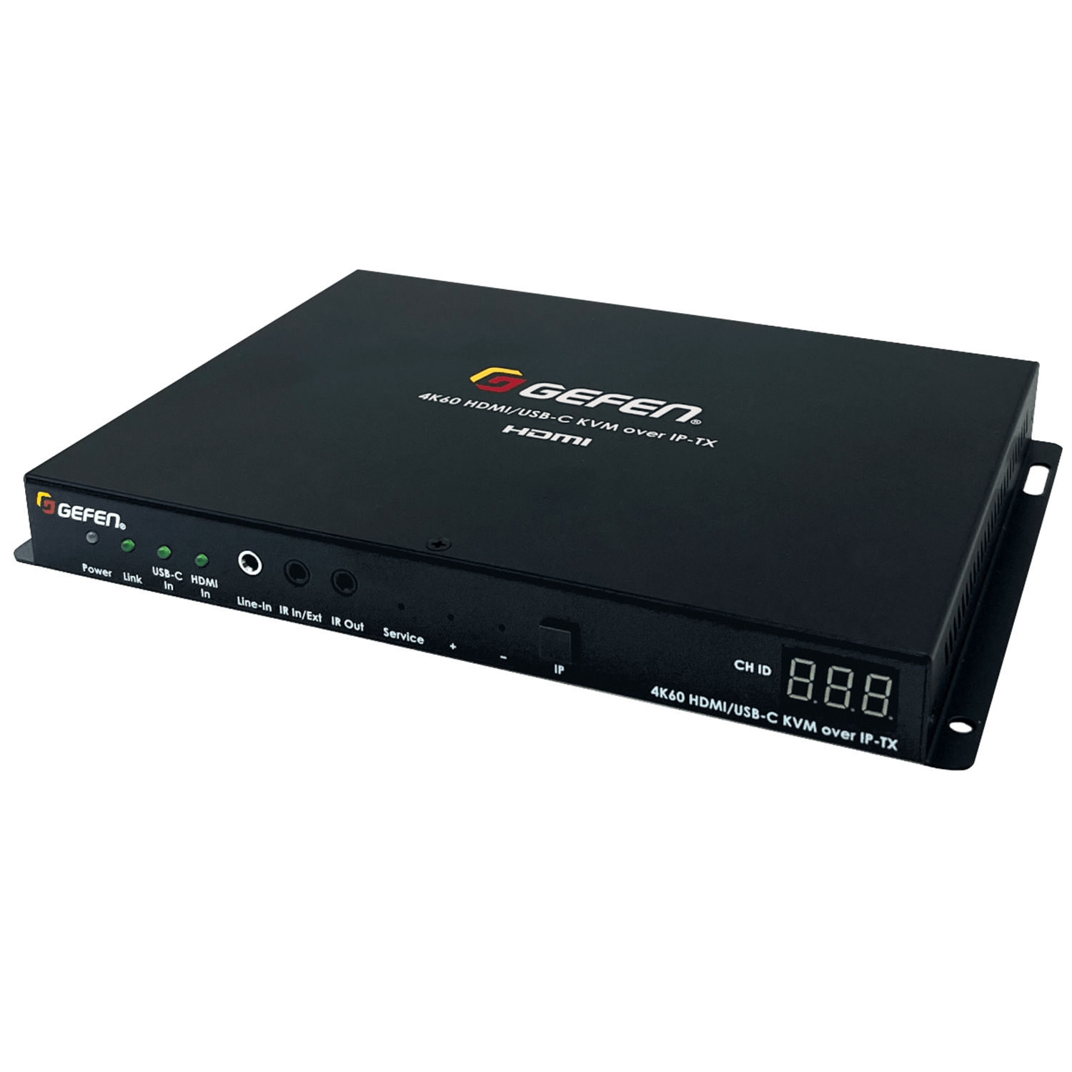 Gen3 4K 60Hz 4:4:4 HDMI & USB - C KVM over IP Extender Sender with RS - 232 & IR (GF - HDK18G - VIP - TX) - GF - HDK18G - VIP - TX - Gefen
