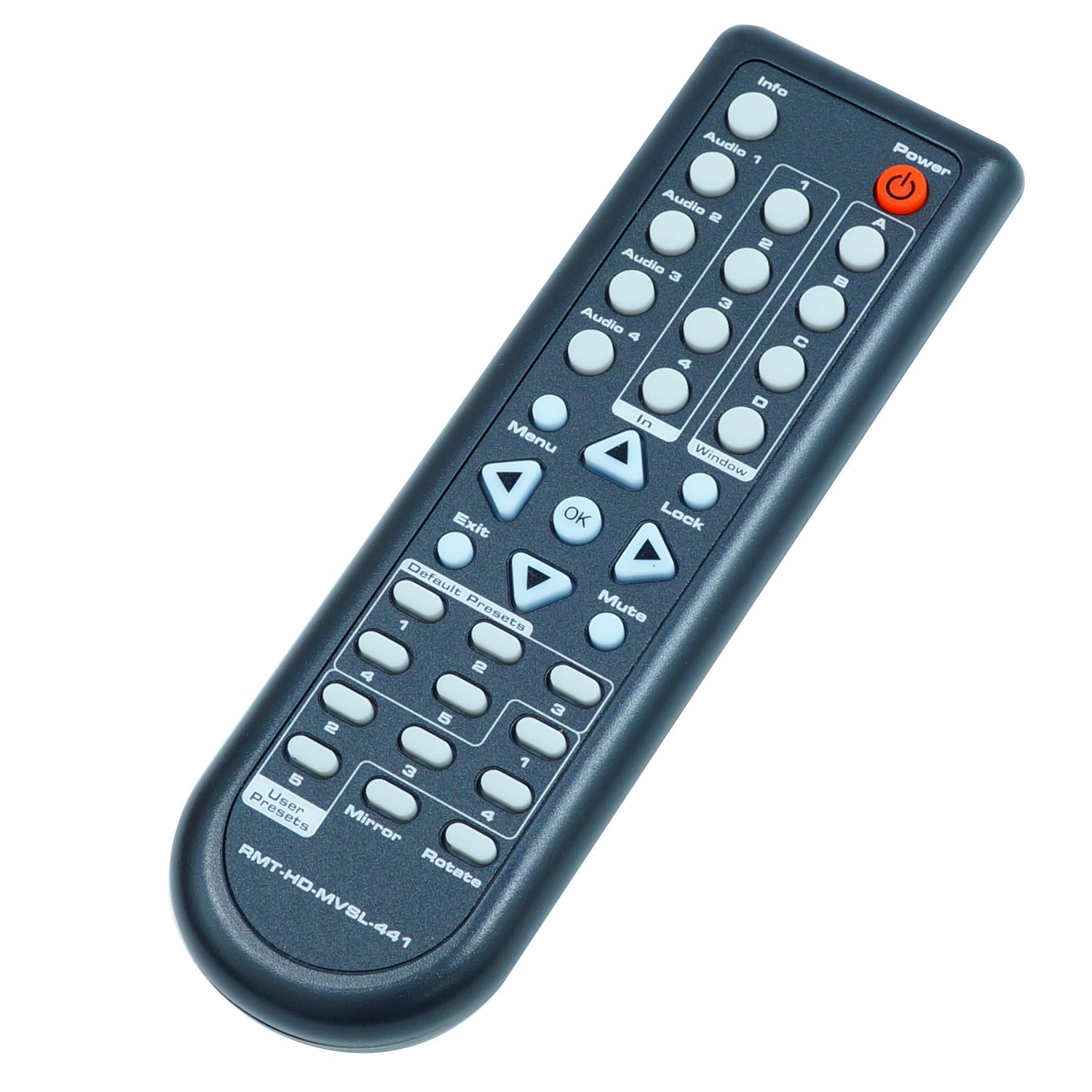 Remote Control for Multiview Seamless Switcher (RMT - HD - MVSL - 441) - RMT - HD - MVSL - 441 - Gefen
