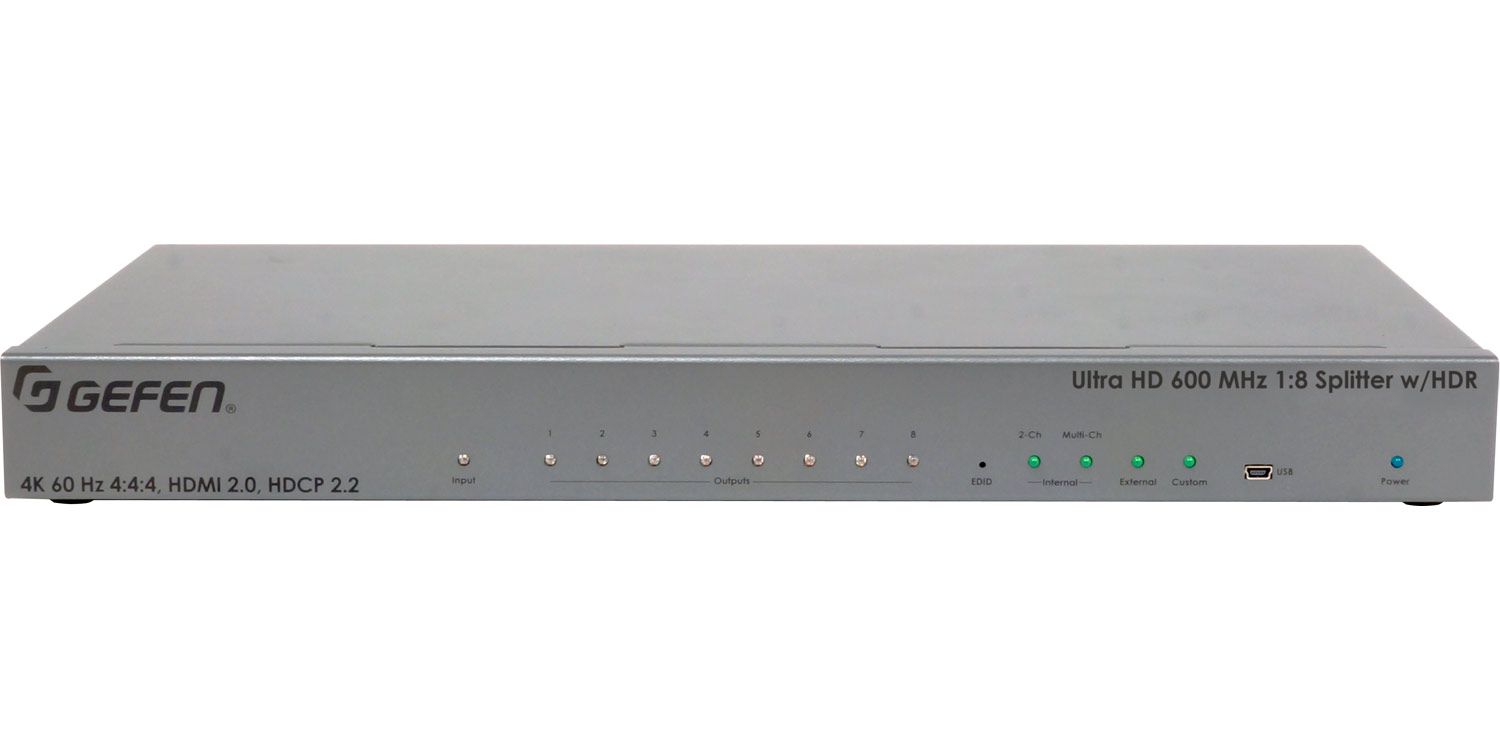 4K Ultra HD 600 MHz HDBaseT Extender w/ HDR, 2-way IR, and POL | Gefen